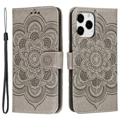 For iPhone 15 Pro Max PU Leather Case Stand Magnetic Closure Phone Cover