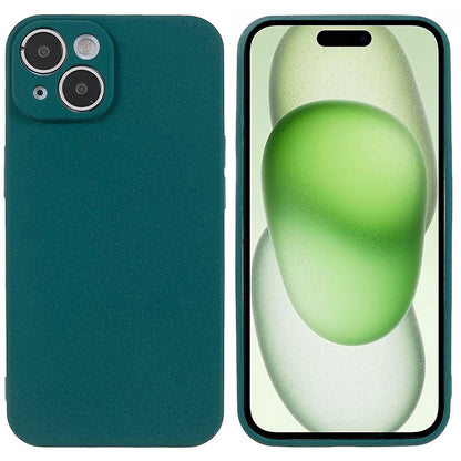 For iPhone 15 Plus Case TPU Anti-scratch Double-Sided Matte Phone Protector