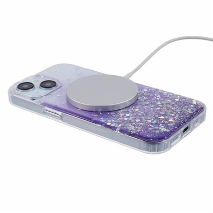 JTW Series for iPhone 15 Magnetic Case Gradient Glitter Sequins Epoxy Phone Cover