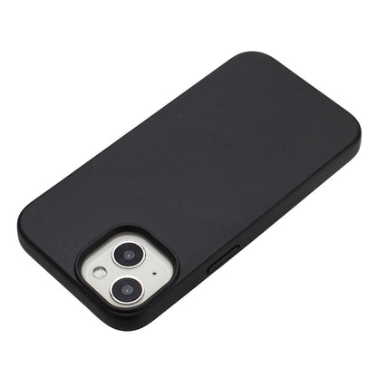 For iPhone 14 Case Eco-Friendly Wheat Straw+TPU Magnetic Phone Cover