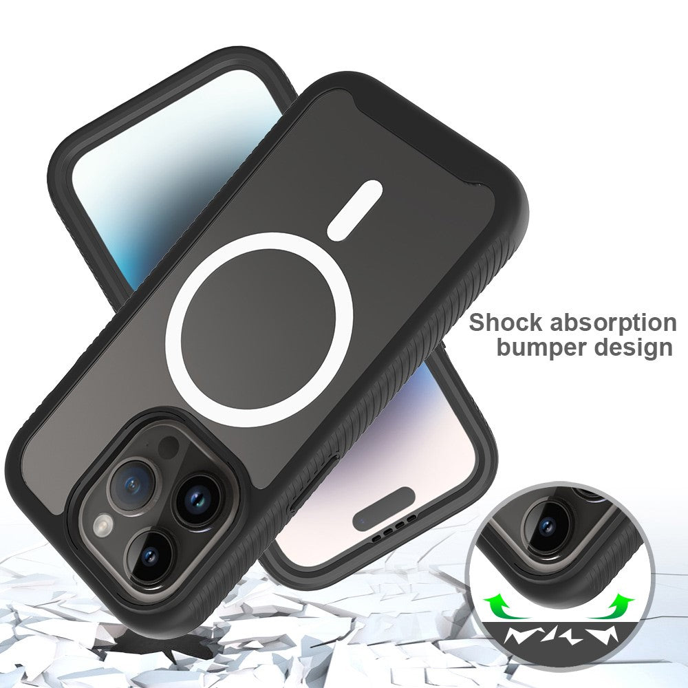 Starry Series for iPhone 15 Pro Max Case PET Screen Film Phone Cover Compatible with MagSafe