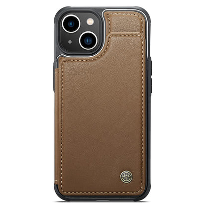 For iPhone 14 Phone Case CASEME C22 Leather Back Cover with RFID Blocking Card Slots