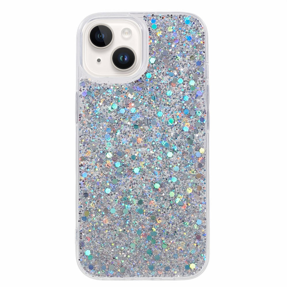 For iPhone 14 Case Glitter Soft TPU Smartphone Cover