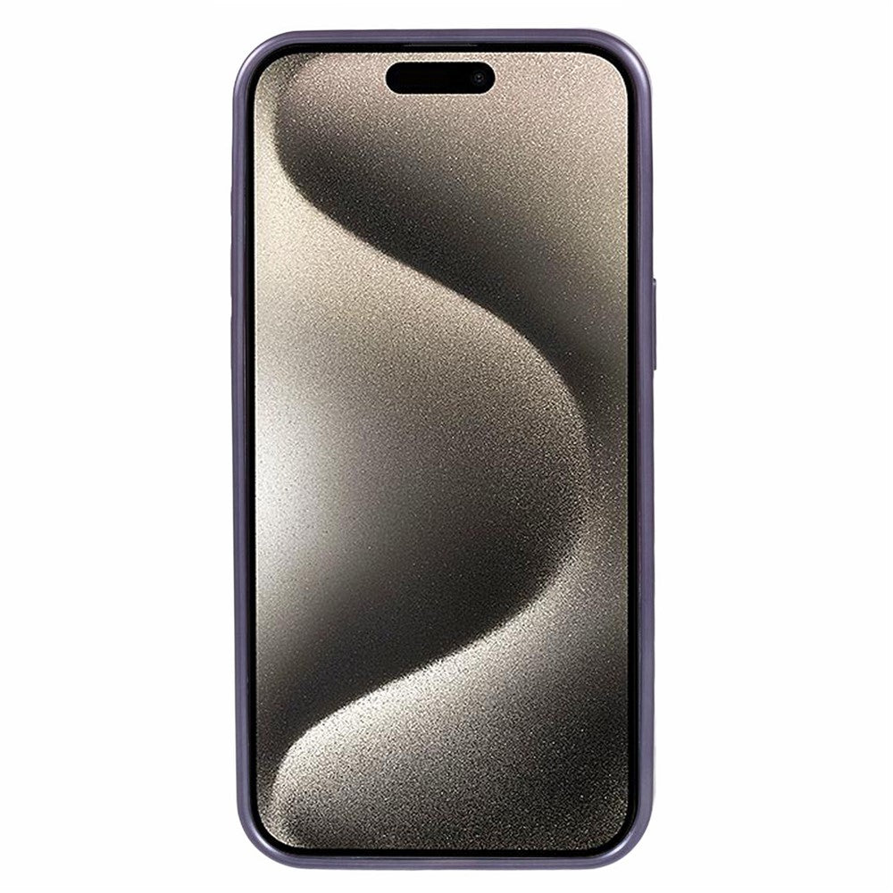 For iPhone 15 Pro Magnetic Case Matte Electroplating TPU Phone Back Shell Compatible with MagSafe