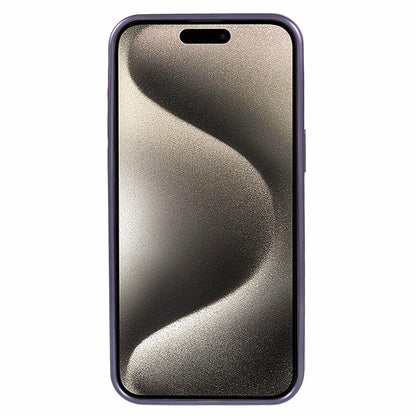 For iPhone 15 Pro Magnetic Case Matte Electroplating TPU Phone Back Shell Compatible with MagSafe