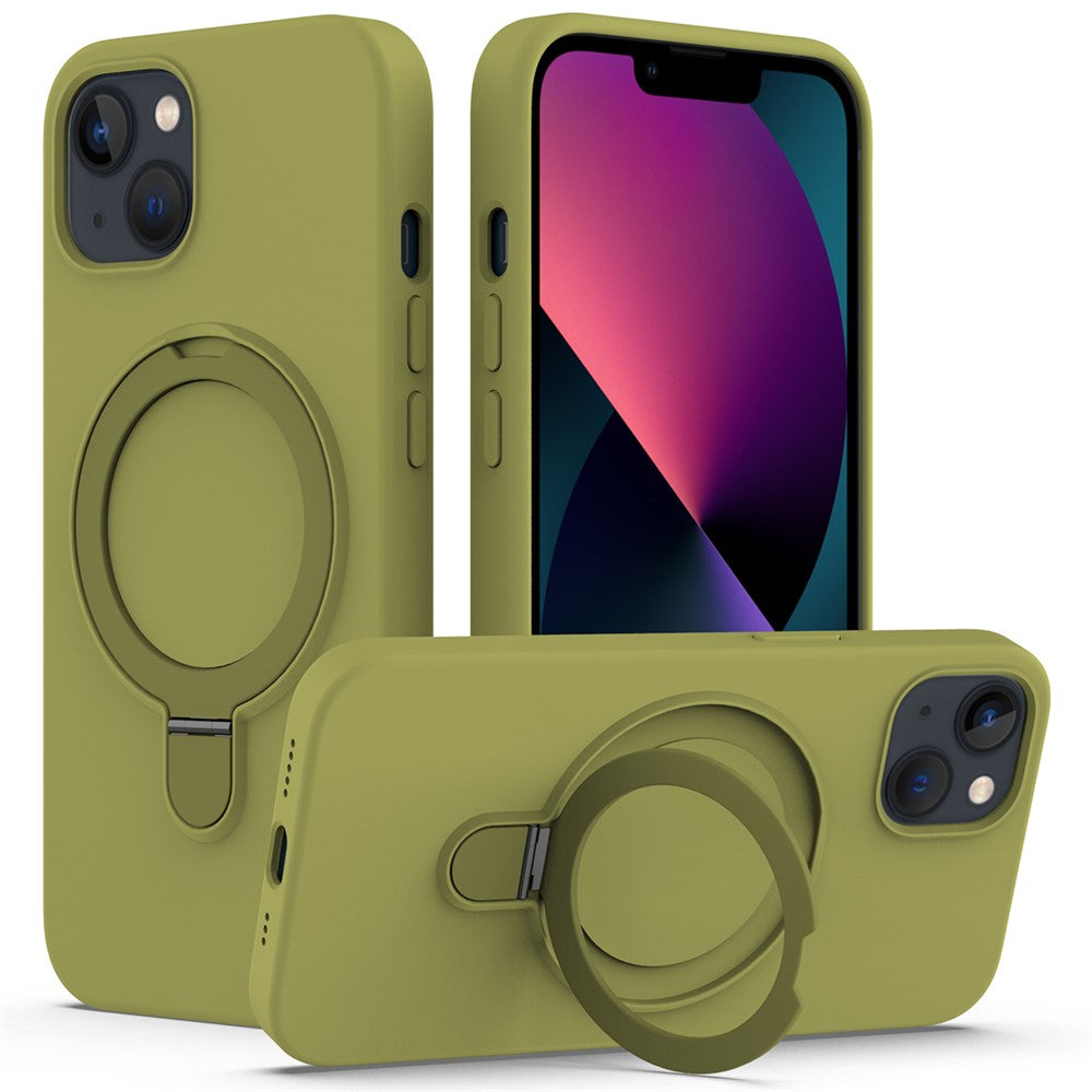 For iPhone 14 Magnetic Case Ring Holder Kickstand Cover Compatible with MagSafe