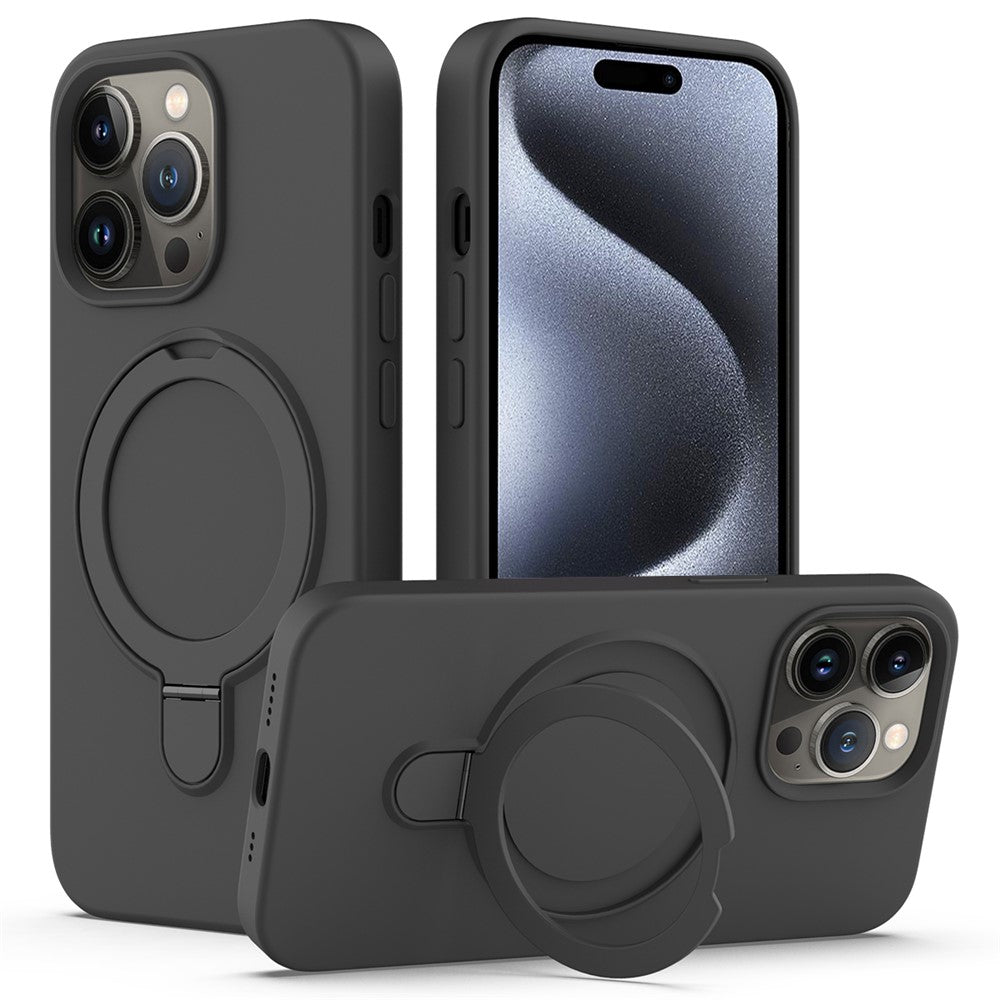 For iPhone 15 Pro Max Kickstand Phone Case Compatible with MagSafe