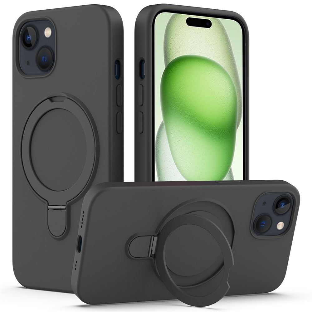 For iPhone 15 Plus Magnetic Case Compatible with MagSafe Phone Kickstand Cover