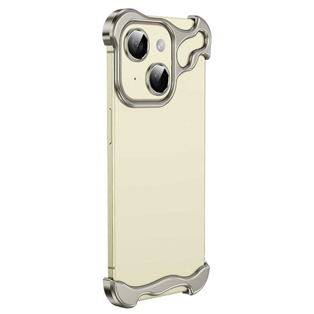 For iPhone 15 Corner Edge Pad Lens Protector Backless Frameless Bumper Case