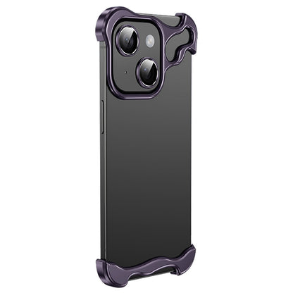 For iPhone 15 Corner Edge Pad Lens Protector Backless Frameless Bumper Case