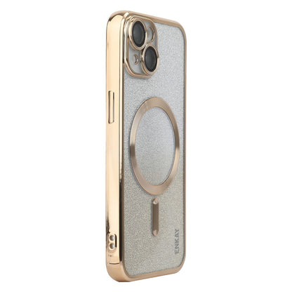 ENAKY HAT PRINCE For iPhone 14 Plus Magnetic TPU Case Electroplating Glitter Phone Cover