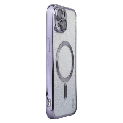 ENAKY HAT PRINCE For iPhone 14 Plus Magnetic TPU Case Electroplating Glitter Phone Cover