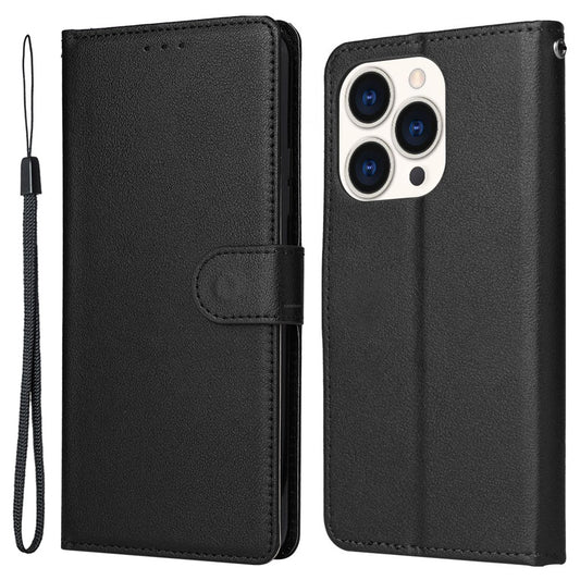 For iPhone 15 Pro Cases PU Leather Phone Cover Cell Phone Case Wallet with Stand Function