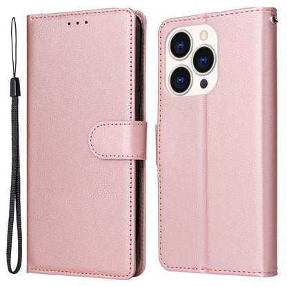 For iPhone 15 Pro Cases PU Leather Phone Cover Cell Phone Case Wallet with Stand Function