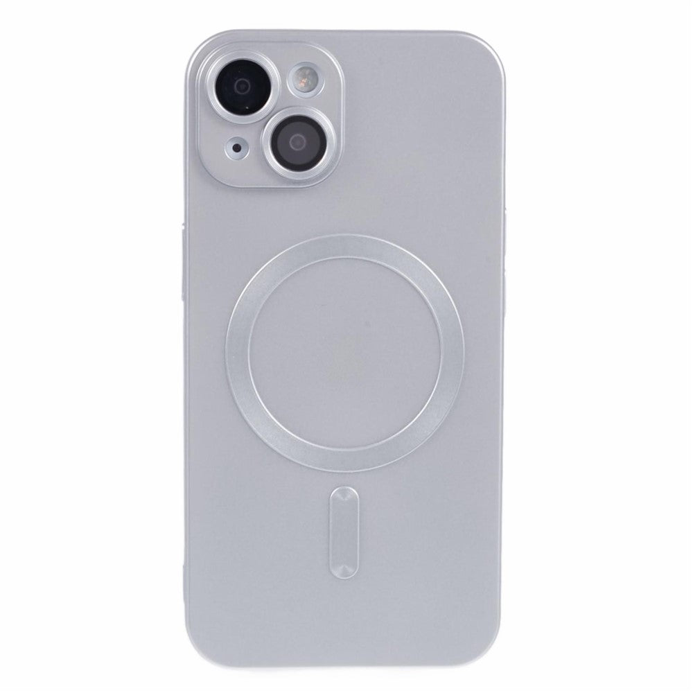 For iPhone 14 Plus TPU Case Compatible with MagSafe Rubberized Anti-Drop Phone Cover with Lens Film