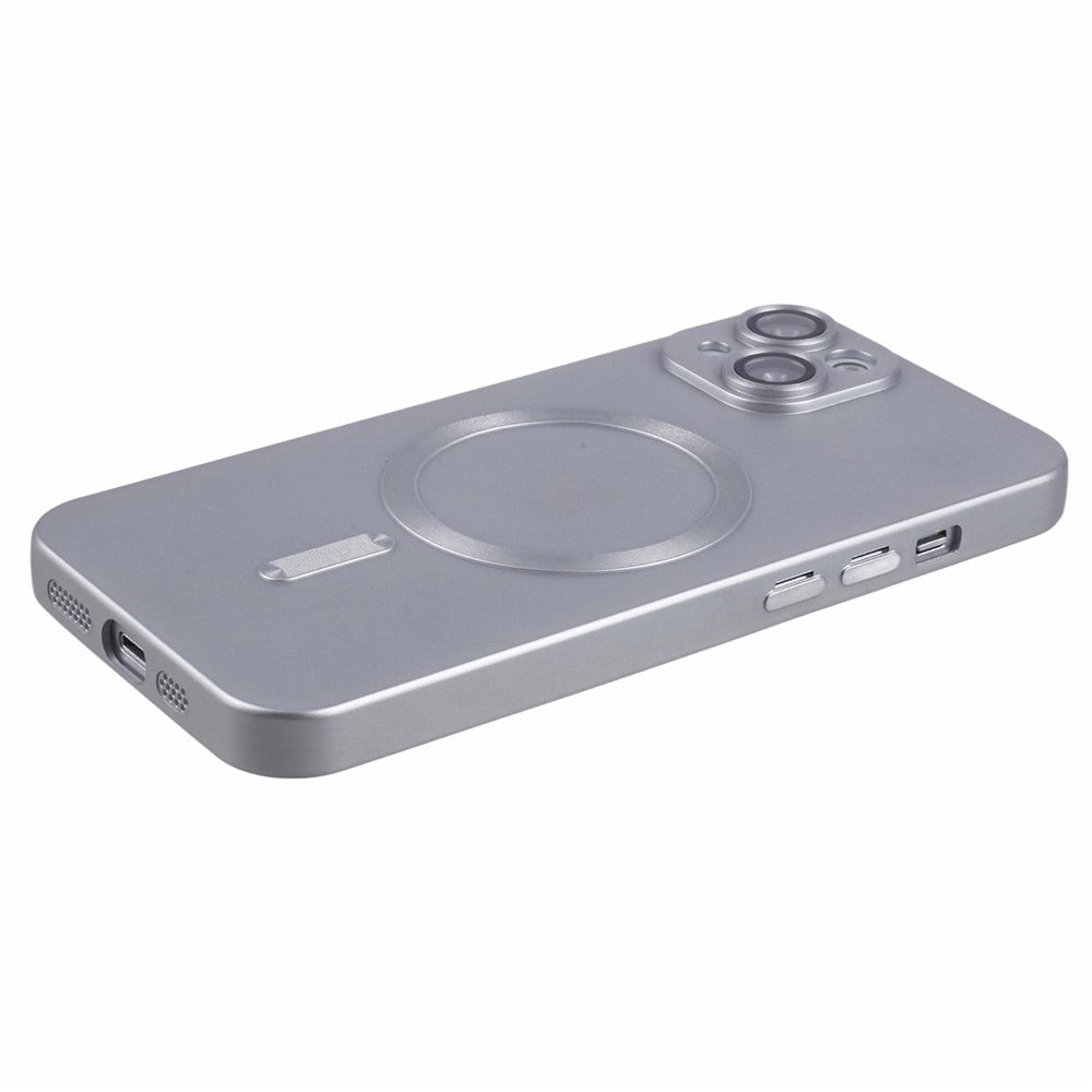 For iPhone 14 Plus TPU Case Compatible with MagSafe Rubberized Anti-Drop Phone Cover with Lens Film