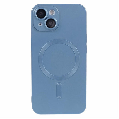 For iPhone 14 Plus TPU Case Compatible with MagSafe Rubberized Anti-Drop Phone Cover with Lens Film