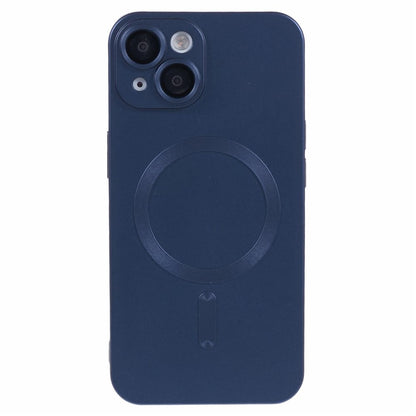 For iPhone 14 Plus TPU Case Compatible with MagSafe Rubberized Anti-Drop Phone Cover with Lens Film