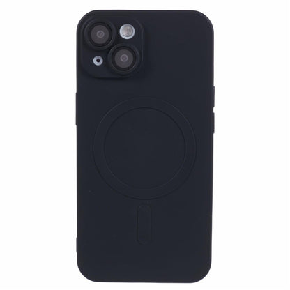 For iPhone 14 Plus TPU Case Compatible with MagSafe Rubberized Anti-Drop Phone Cover with Lens Film