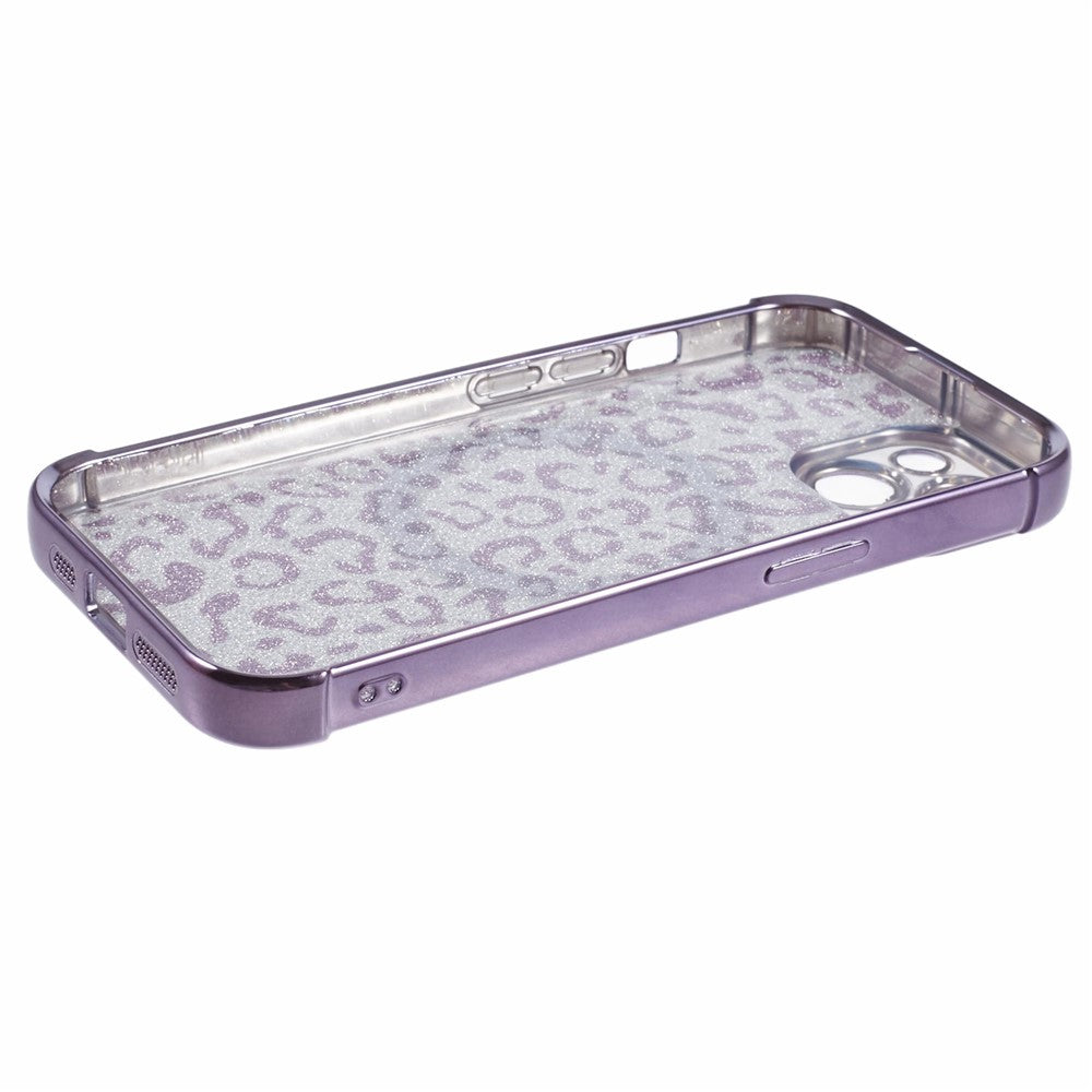 HRF Series for iPhone 14 TPU Case Leopard Electroplating Cover Compatible with MagSafe