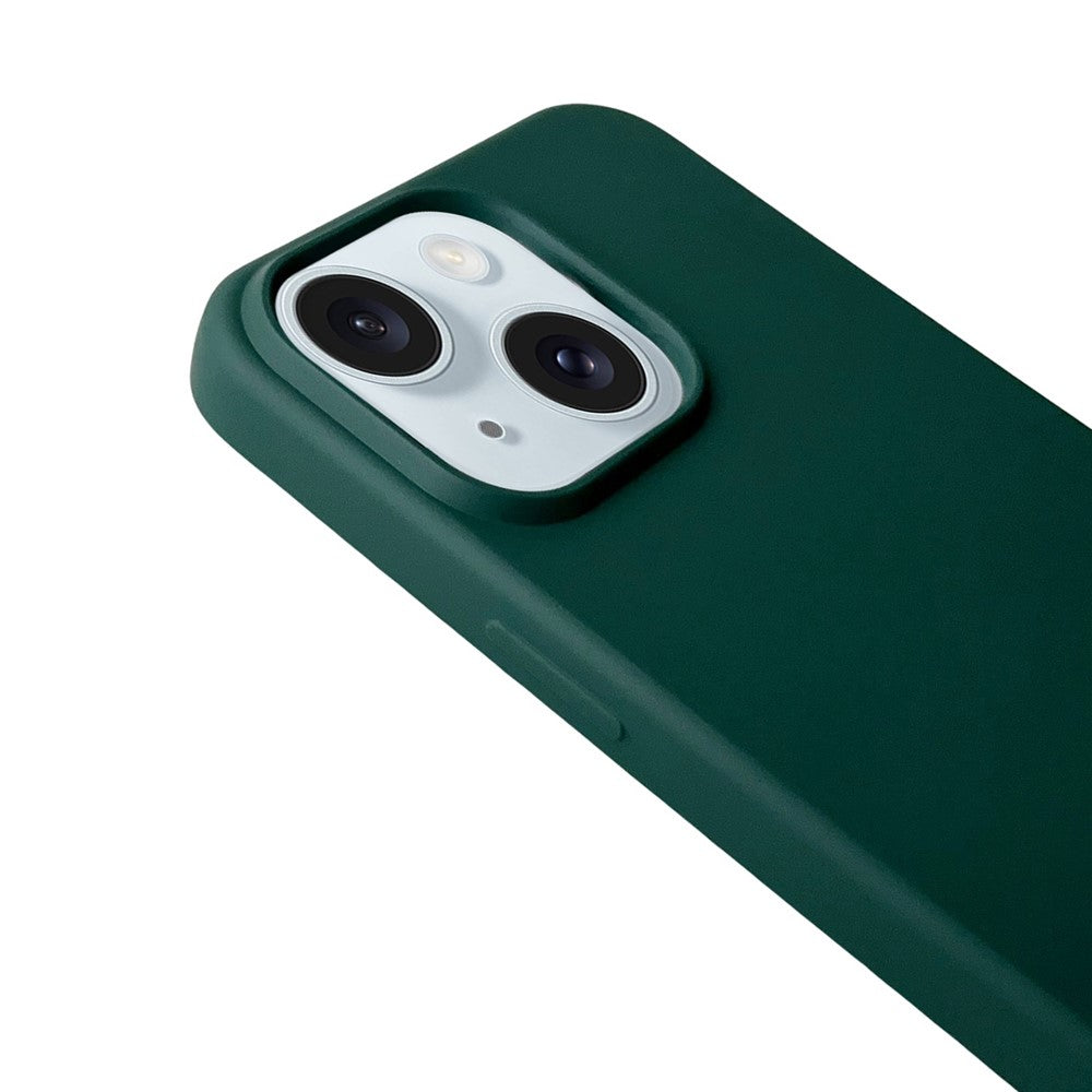 For iPhone 14 Case Liquid Silicone Protective Phone Cover with Crossbody Lanyard