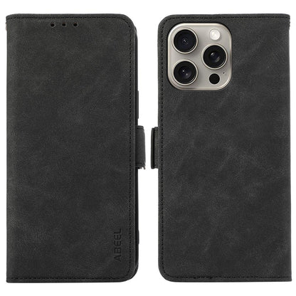 ABEEL For iPhone 15 Pro Case RFID Blocking Card Holder Bump Proof Phone Cover