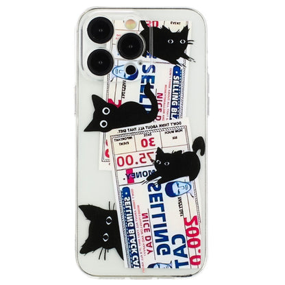 For iPhone 15 Pro Cover Soft TPU Pattern Printing Lightweight Phone Case