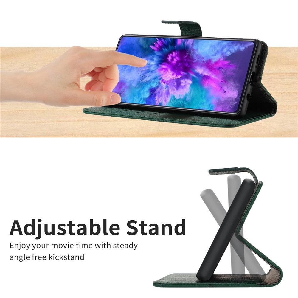 HT06 For iPhone 17e / 16e Drop-Proof Phone Case Rhombus Pattern PU Leather Wallet Cover