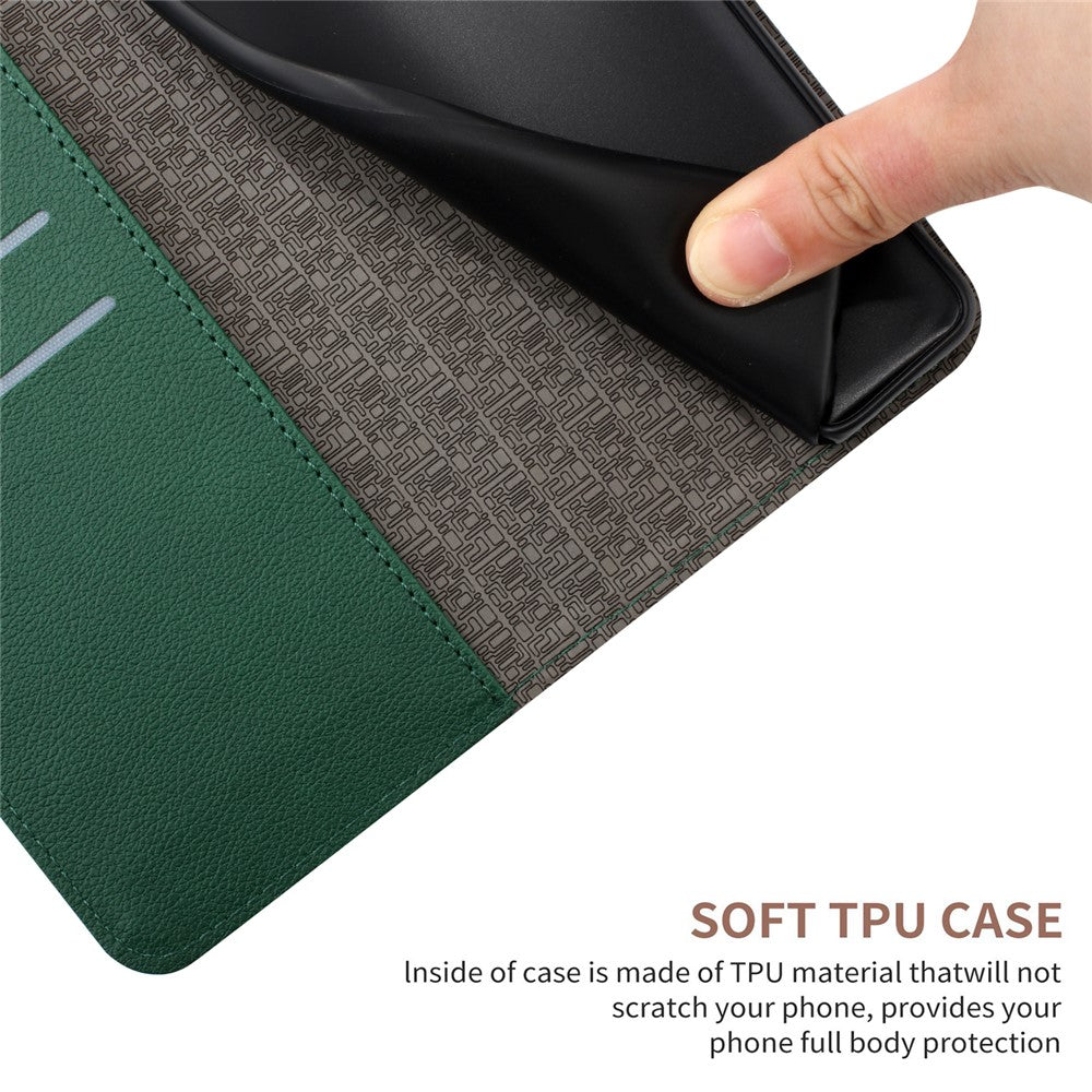 HT06 For iPhone 17e / 16e Drop-Proof Phone Case Rhombus Pattern PU Leather Wallet Cover