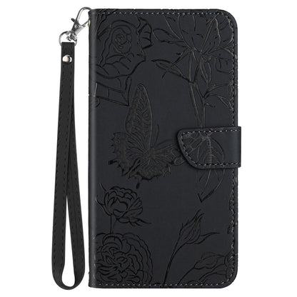 HT03 For iPhone 17e / 16e Leather Case Imprinted Phone Cover with Strap