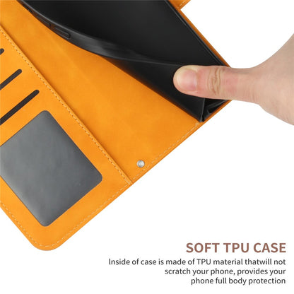 HT04 For iPhone 17e / 16e Case with Wrist Strap Sunflower Pattern Phone Wallet Cover