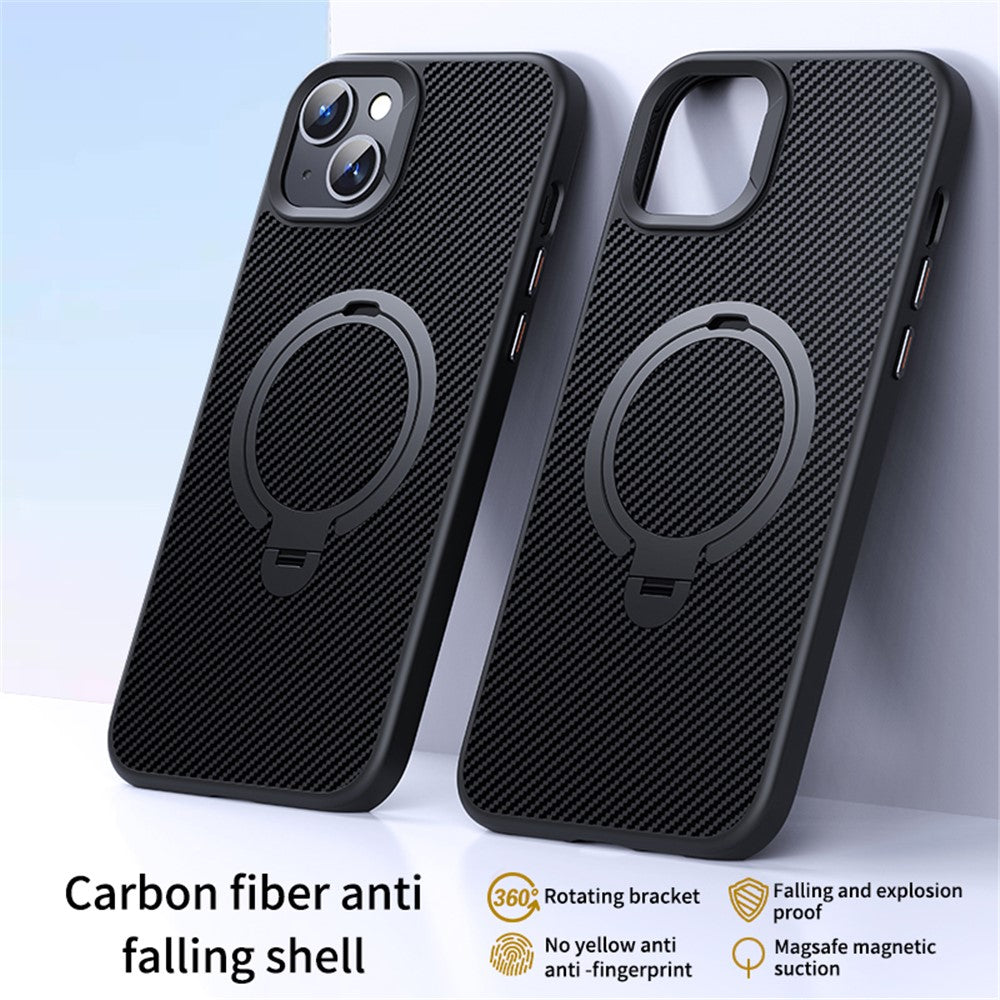 Phone Cases for iPhone 15 Plus Compatible with MagSafe Kickstand PC+TPU Phone Cover