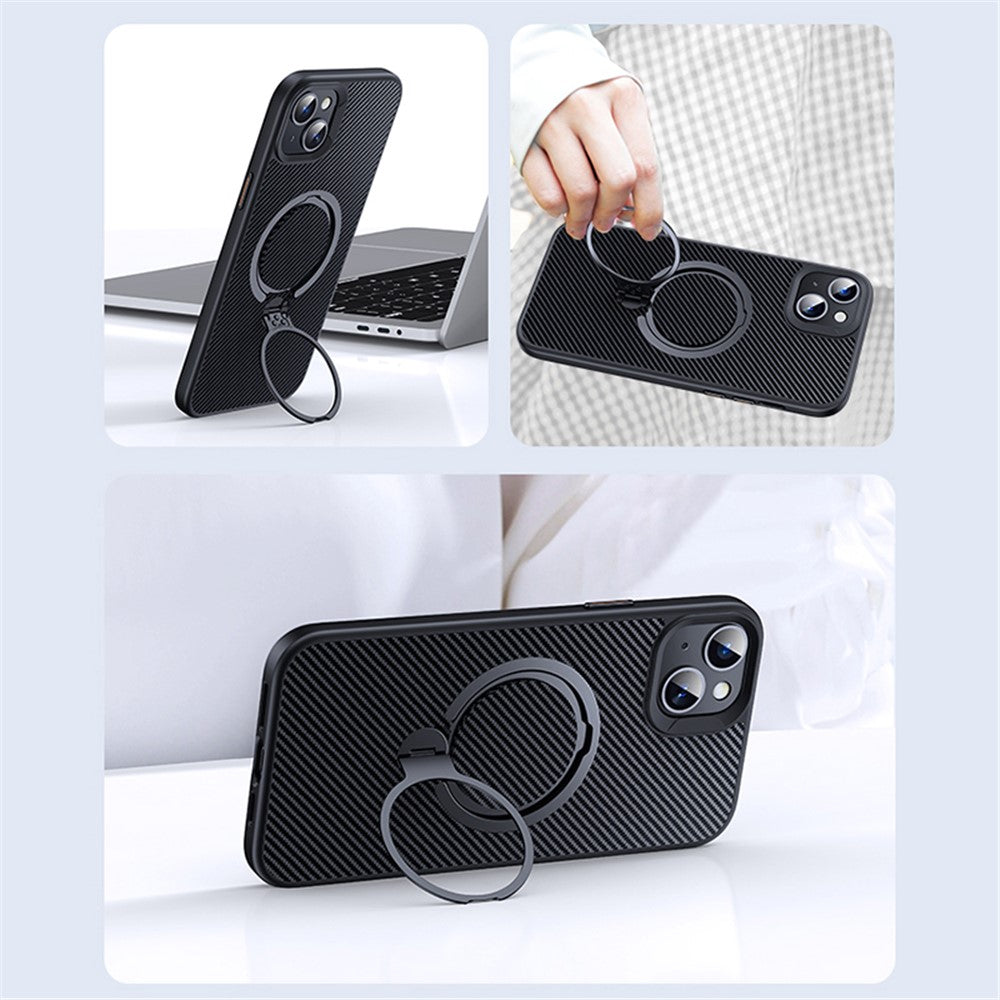 Phone Cases for iPhone 15 Plus Compatible with MagSafe Kickstand PC+TPU Phone Cover