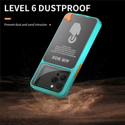 SHELLBOX Air Box Series For iPhone 15 Pro Max Waterproof Cover PC+TPU+PET Protective Phone Case