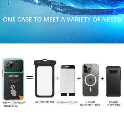 SHELLBOX Air Box Series For iPhone 15 Pro Max Waterproof Cover PC+TPU+PET Protective Phone Case