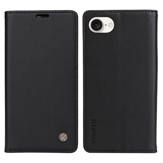 YIKATU YK-001 For iPhone 17e / 16e Case Stand Wallet PU Leather Phone Cover