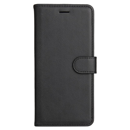 For iPhone 17e / 16e Case Solid Color Leather Mobile Cover Wallet Stand with Strap