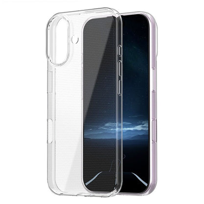 For iPhone 16 Clear Case Anti-Scratch Shockproof TPU Phone Cover