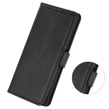 For iPhone 16 Case Cowhide Texture Leather Wallet Phone Cover with Magnetic Clasp