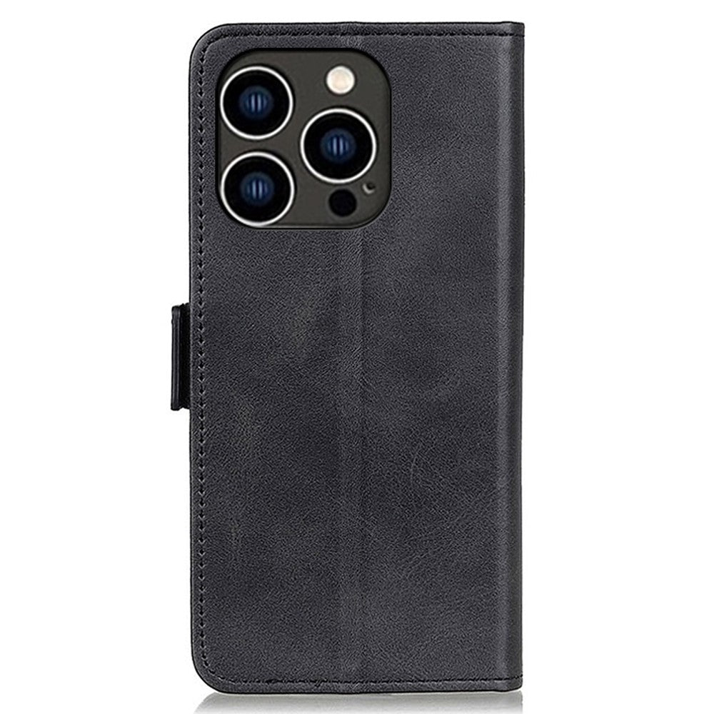 For iPhone 16 Pro Case Magnetic Clasp Leather Wallet Flip Phone Cover