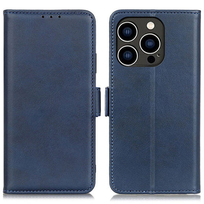 For iPhone 16 Pro Case Magnetic Clasp Leather Wallet Flip Phone Cover