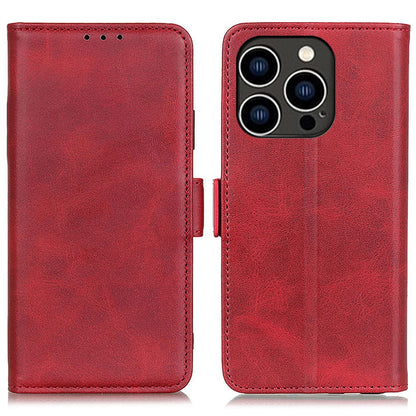 For iPhone 16 Pro Case Magnetic Clasp Leather Wallet Flip Phone Cover