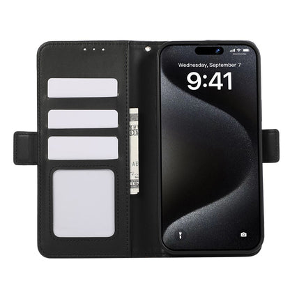 ABEEL For iPhone 16 Stand Case RFID Blocking Leather Wallet Phone Cover