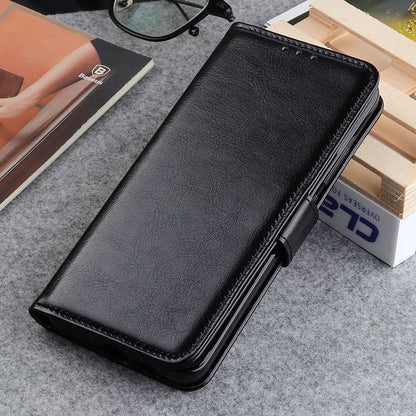 For iPhone 16 Pro Max Wallet Case Crazy Horse Texture Leather Phone Cover