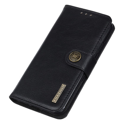 KHAZNEH For iPhone 16 Case Cowhide Texture Leather Phone Cover