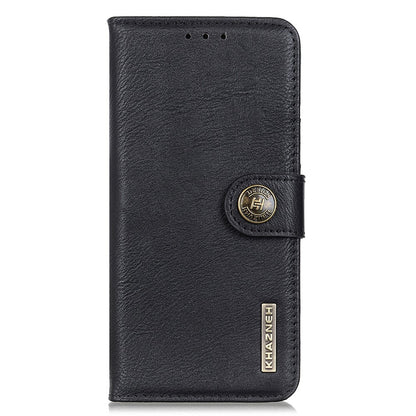 KHAZNEH For iPhone 16 Case Cowhide Texture Leather Phone Cover