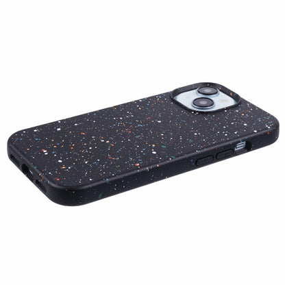For iPhone 14 Plus Magnetic Case Matte Shockproof PC Colorful Spots Phone Cover