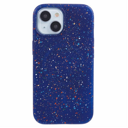 For iPhone 14 Plus Magnetic Case Matte Shockproof PC Colorful Spots Phone Cover