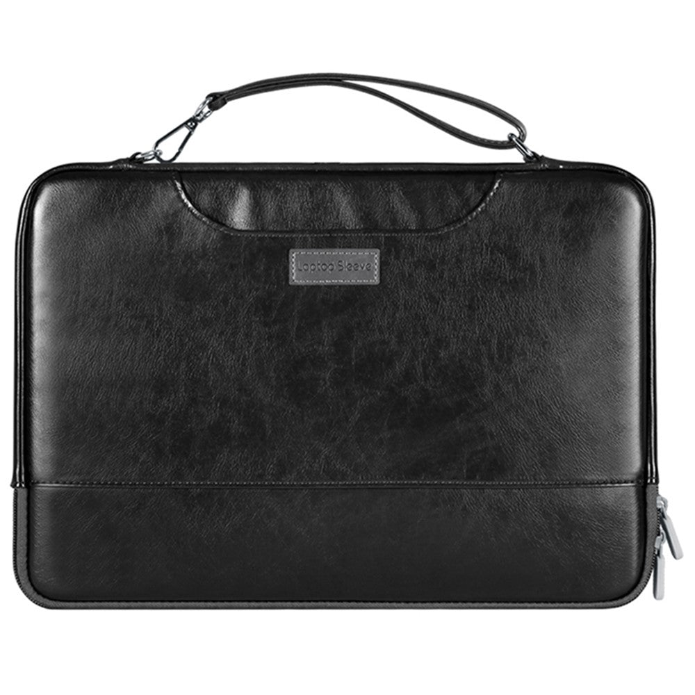 15-15.6 Inch Notebook Computer Carrying Pouch PU Leather Laptop Bag
