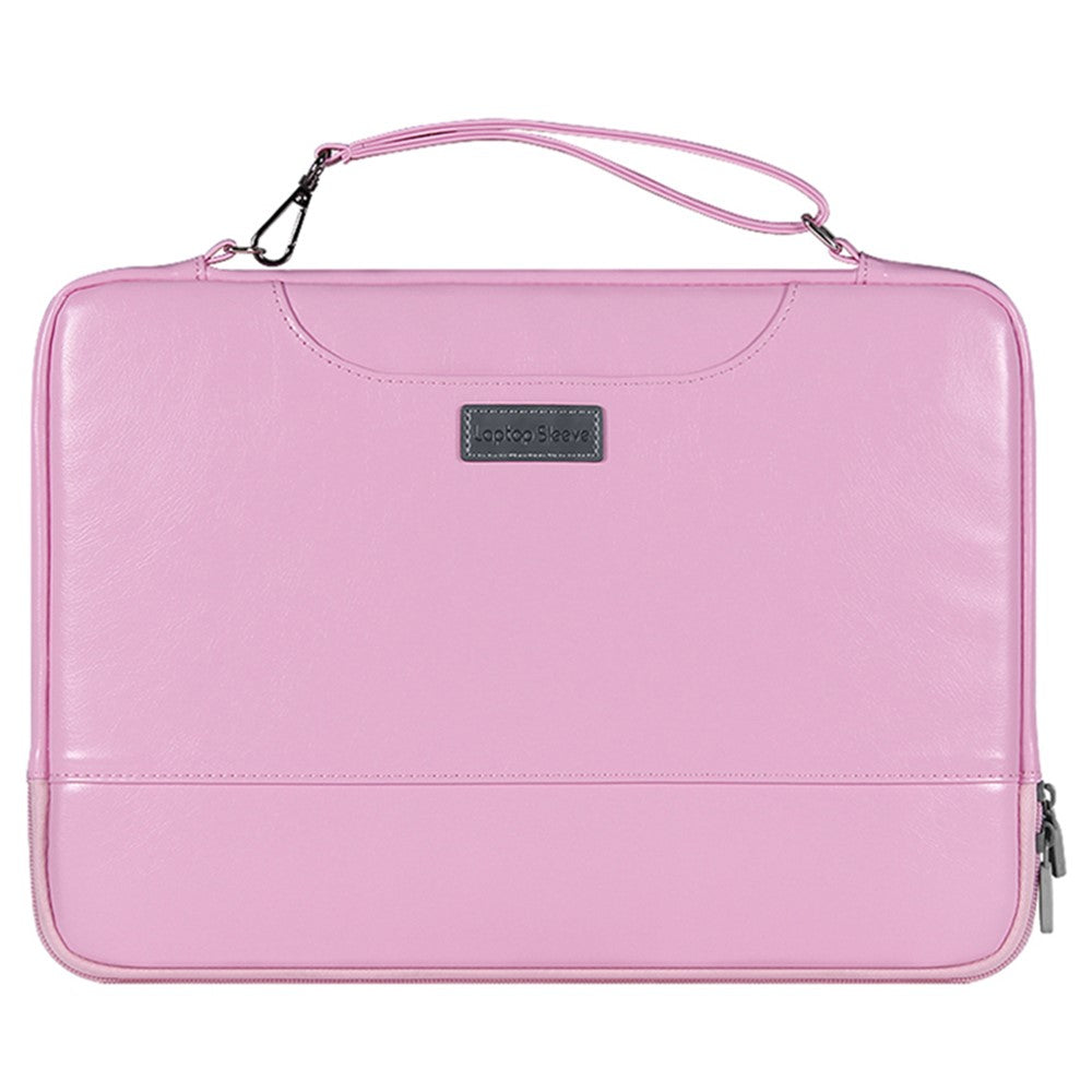 15-15.6 Inch Notebook Computer Carrying Pouch PU Leather Laptop Bag